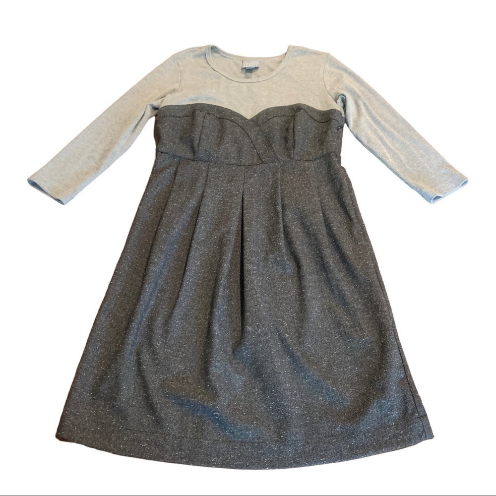 Rabbit Rabbit Rabbit Designs Empire Waist Academia Gray Dress Size 8